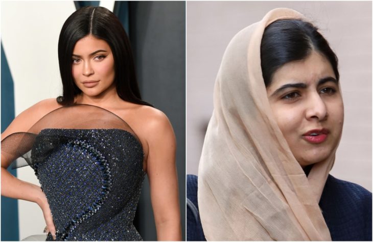 Duplas de celebridades que tienen la misma edad, comparación entre Kylie Jenner y Malala