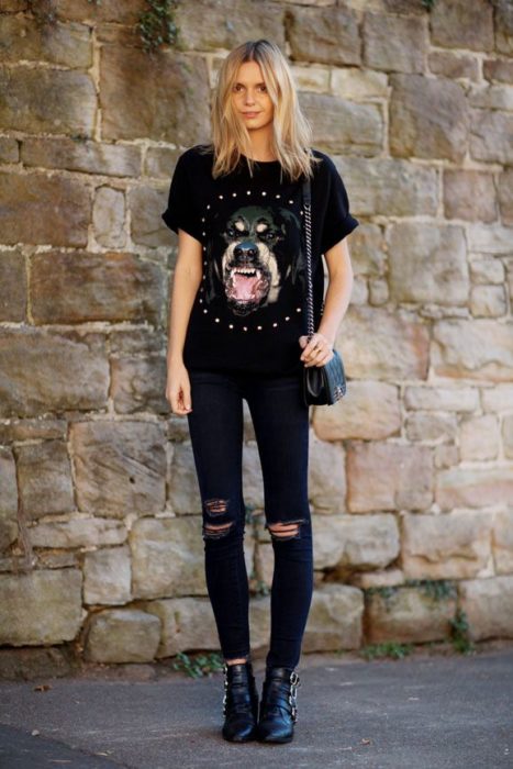 Total black outfit para verano y entretiempo