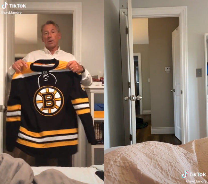 Challenge triste de TikTok; foto antes y después con ser querido que ya no está; papá