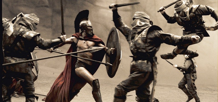 escena de la pelicula 300