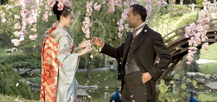 escena de la pelicula memorias de una geisha