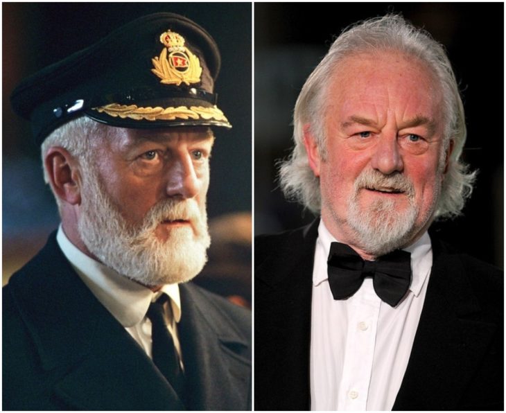 Capitán Edward James Smith interpretado por Bernard Hill en Titanic