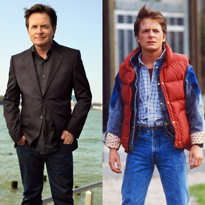 actor michael j. fox en volver al futuro