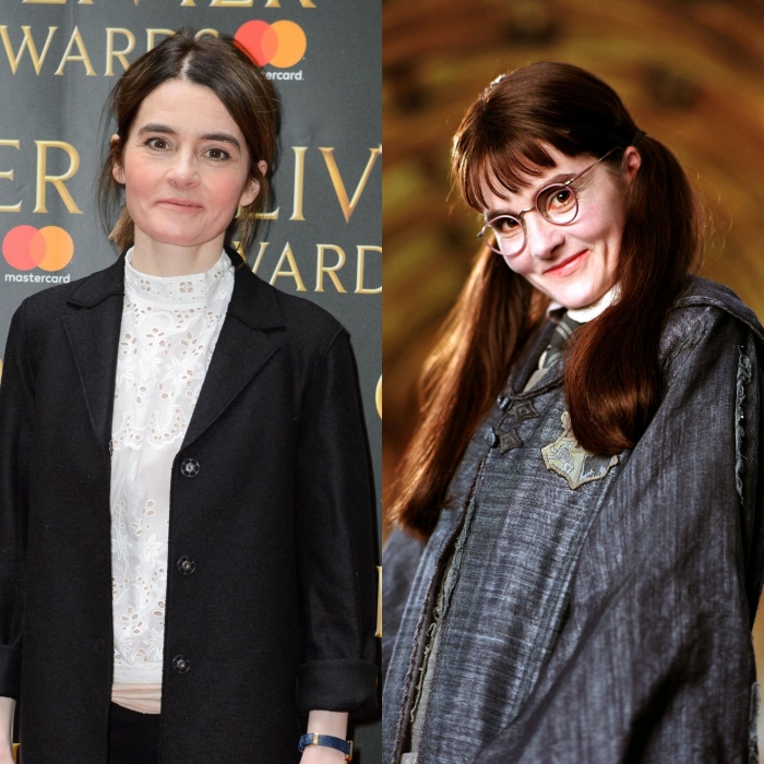actriz shirley henderson en harry potter y la camara de los secretos