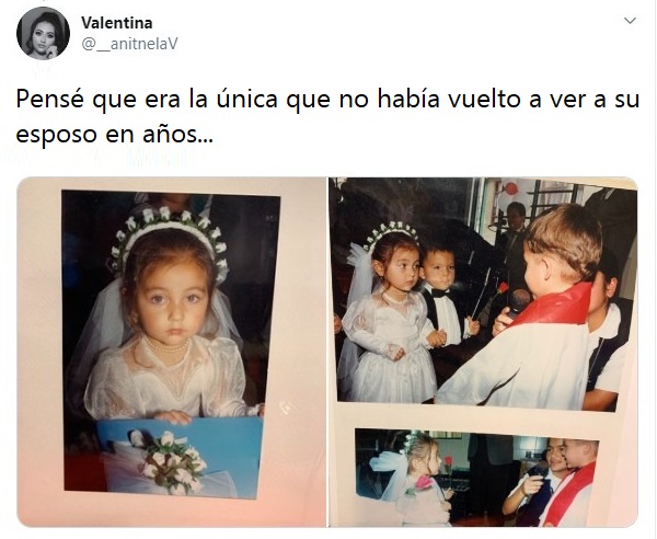 Yuits de respuesta a pareja de novios de que se casaron a manera de broma en el preescolar