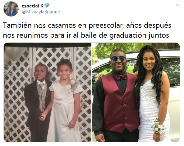 Yuits de respuesta a pareja de novios de que se casaron a manera de broma en el preescolar