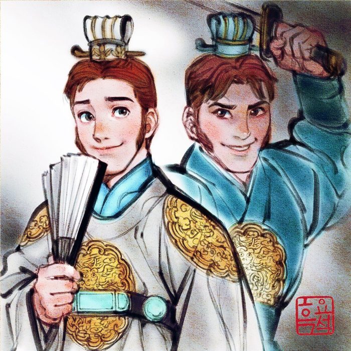 Ilustración digital de Hans Westergaard de Frozen