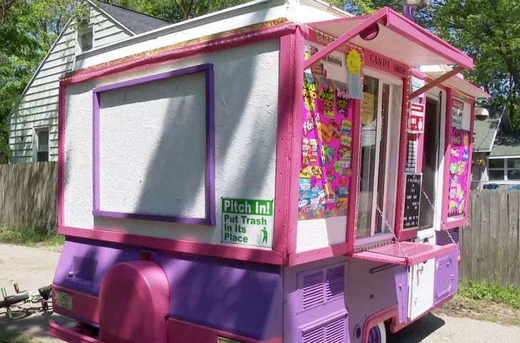 Camioneta de I'sis candy shop