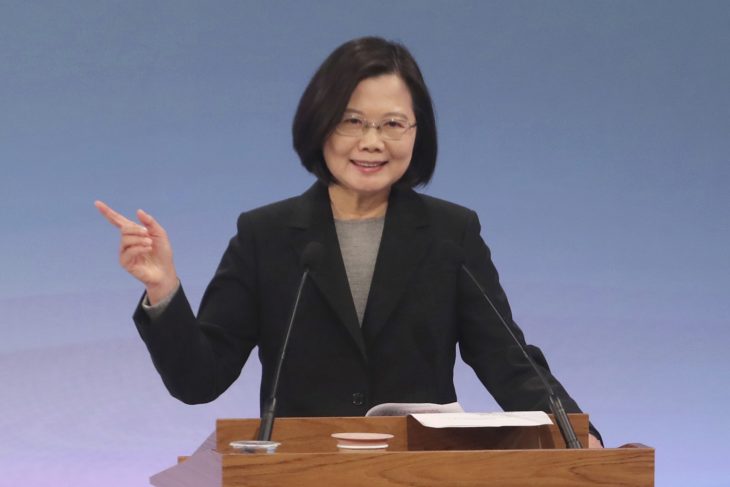 Tsai Ing-wen, líder de Taiwán, país libre de coronavirus