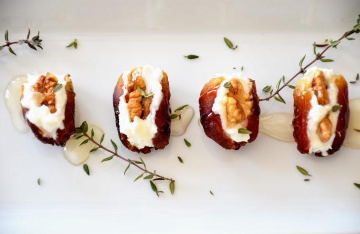 Dátiles rellenos de crema
