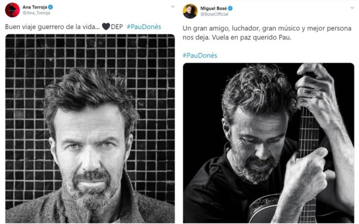Tuits de despedida para Pau Donés vocalista de Jarabe de Palo