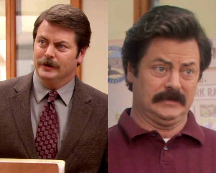 Personajes de series en su primer y última temporada; Ron Swanson, Parks and Recreation