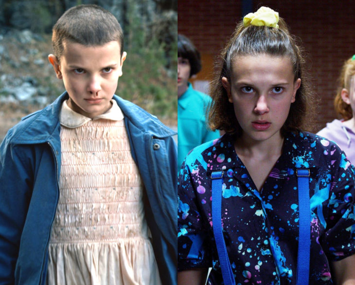Personajes de series en su primer y última temporada; Once, Eleven, Stranger Things
