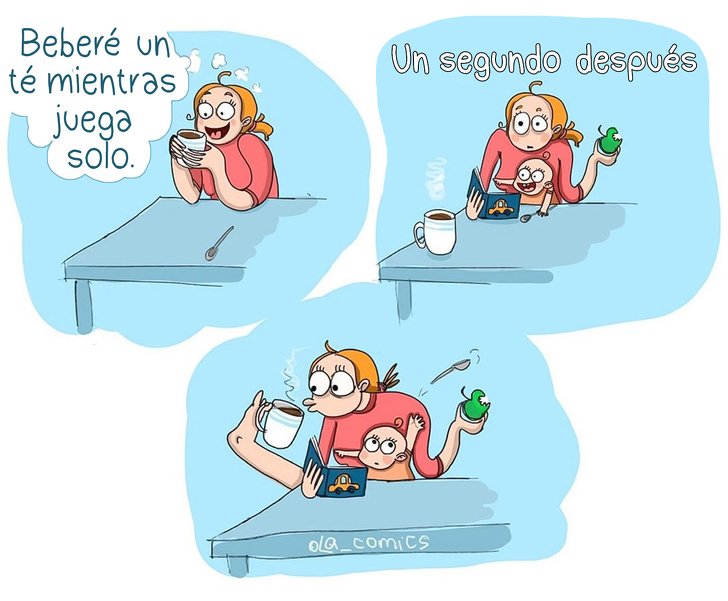 Ilustraciones de artista Ucraniana para relatar la vida de una madre 