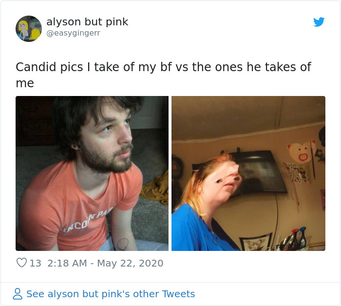 Fotos que le tomas a tu novio vs las que te toma él