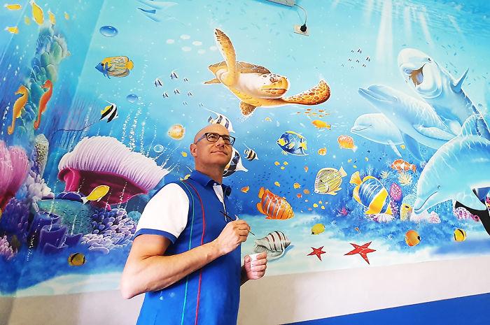 Silvio Irilli el artista que transforma hospitales en obras de arte
