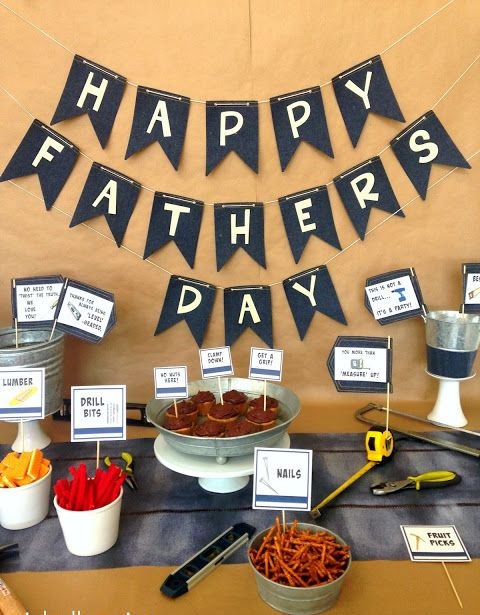 Decoración para el día del padre