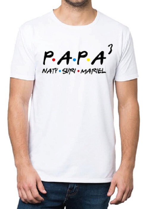 Camiseta de regalo para el día del padre con la frase "Papá"