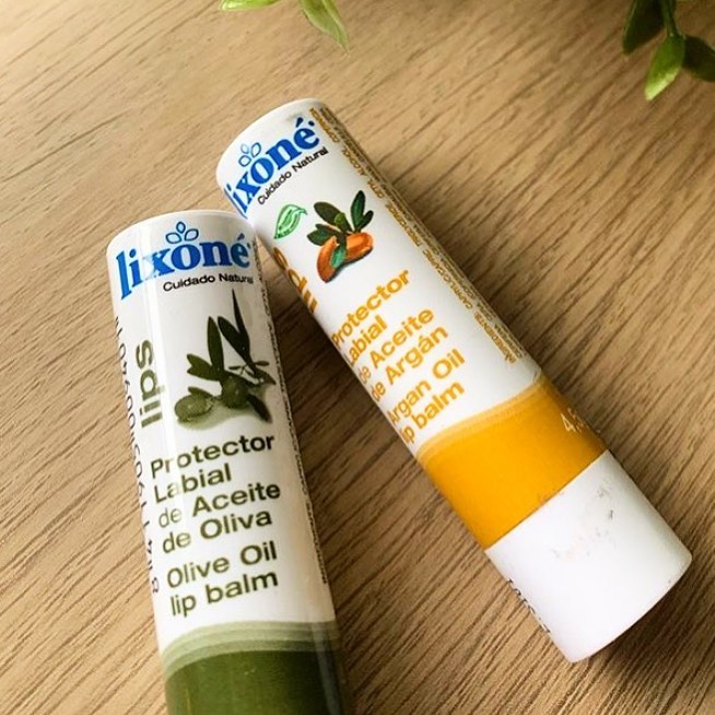 balsamo labial de aceite de oliva y argan