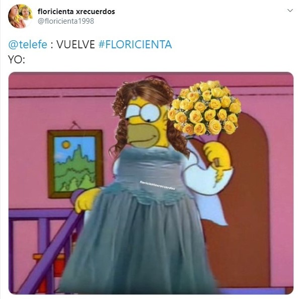 Tuit sobre el regreso de Floricienta a la televisión