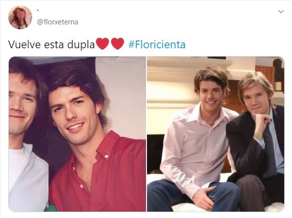 Tuit sobre el regreso de Floricienta a la televisión