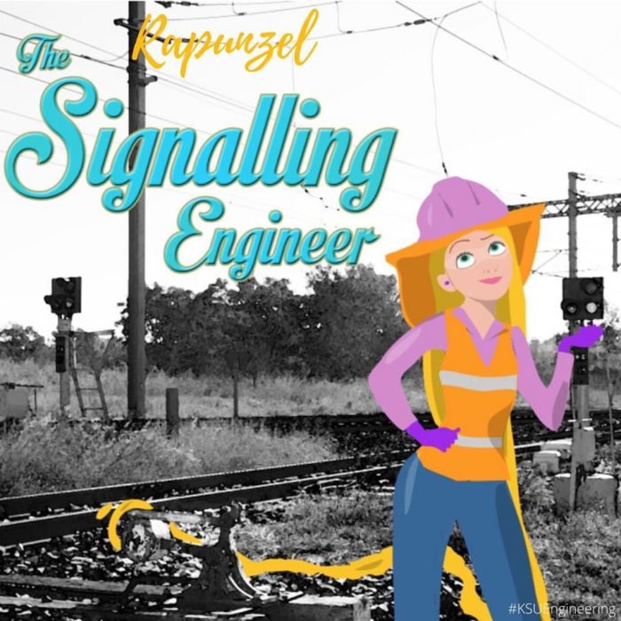 Rapunzel sería ingeniera en señalización