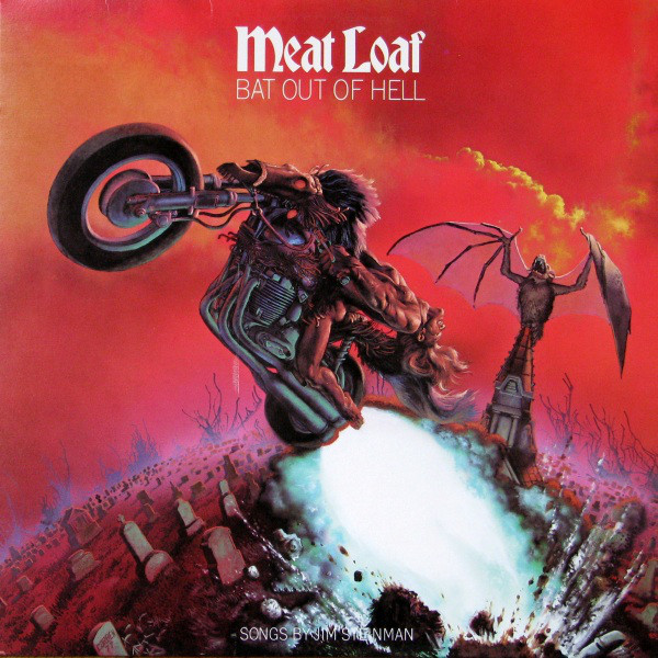 Portada del disco Bat Out of Hell de Meat Loaf