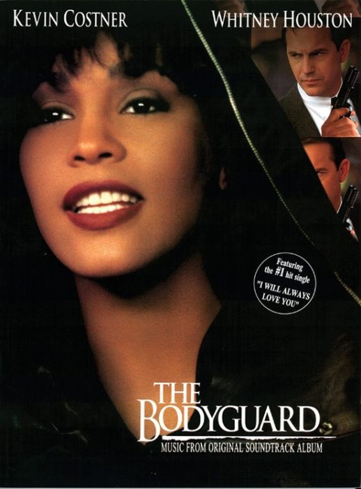 Portada del disco The Bodyguard de Whitney Houston