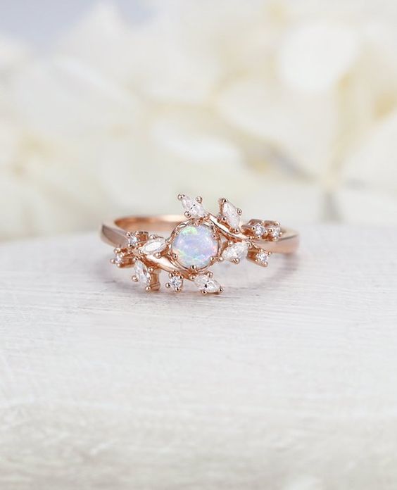 Anillos bonitos en oro rosa o rose gold