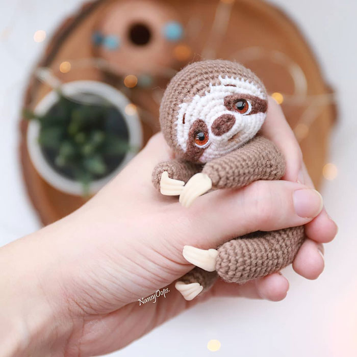 Perezoso de crochet