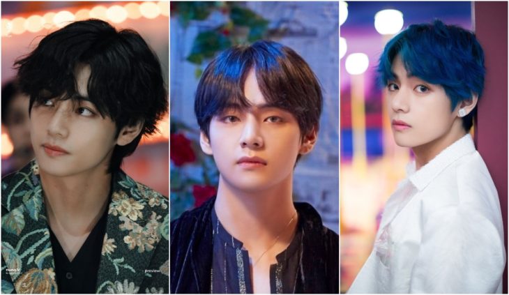 Kim Taehyung (V) de BTS en sesión de photoshoot para una revista