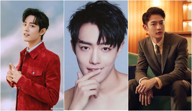 Xiao Zhan, actor chino modelando para una nueva serie