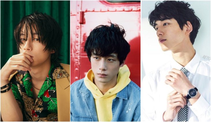 Kentaro Sakaguchi, actor japonés, modelando para la revista Elle en Japón