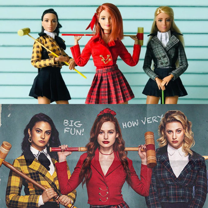 Artista rusa Arty Ooak Dolls transforma muñecas Monster High en personajes de caricaturas y películas; Riverdale, Betty Cooper, Veronica Lodge y Cheryl Blossom