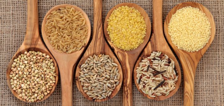 Cucharas con cereales integrales