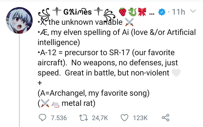 Memes de X AE A-12 hijo de Grimes y Elon Musk