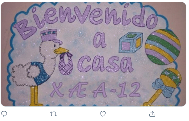Memes de X AE A-12 hijo de Grimes y Elon Musk