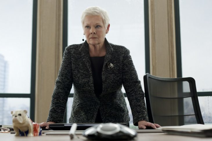 Judi Dench como M en Skyfall