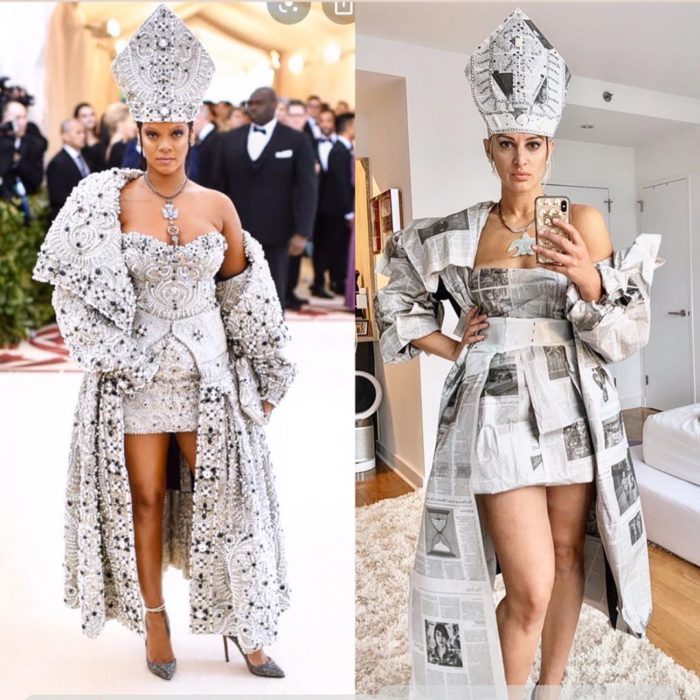 Personas recreando looks famosos en la Met Gala