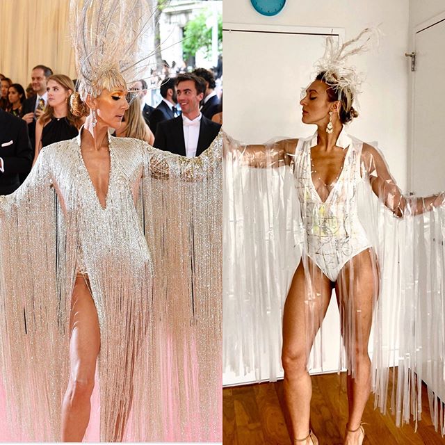 Personas recreando looks famosos en la Met Gala