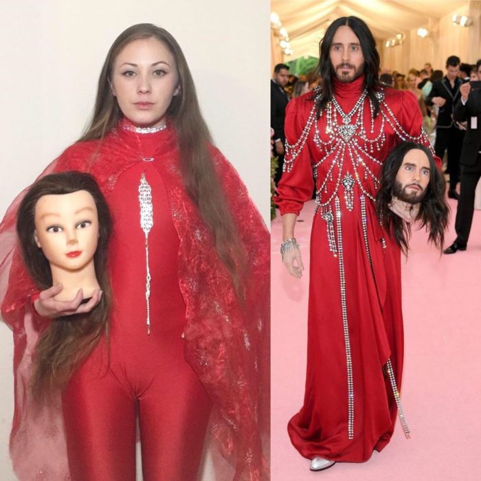 Personas recreando looks famosos en la Met Gala