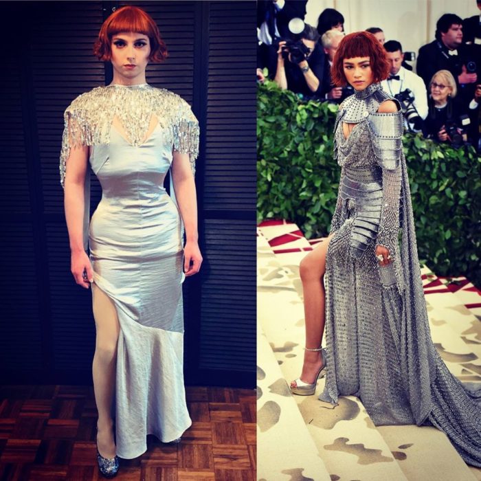 Personas recreando looks famosos en la Met Gala