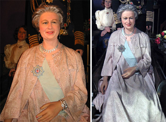 Reina Isabel muñeco de cera