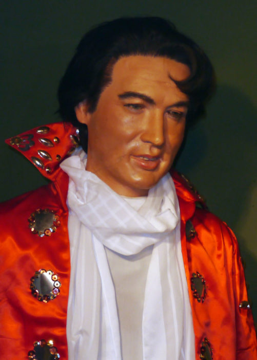 Elvis Presley muñeco de cera