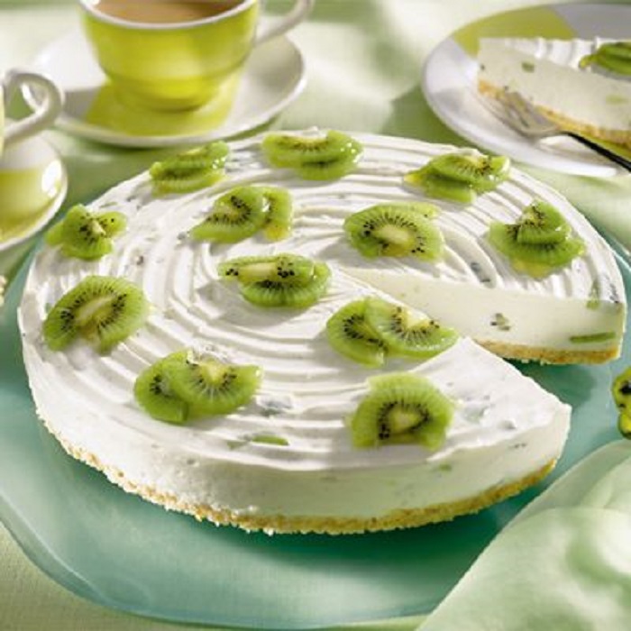 Pastel del día de las madres tarta de kiwi