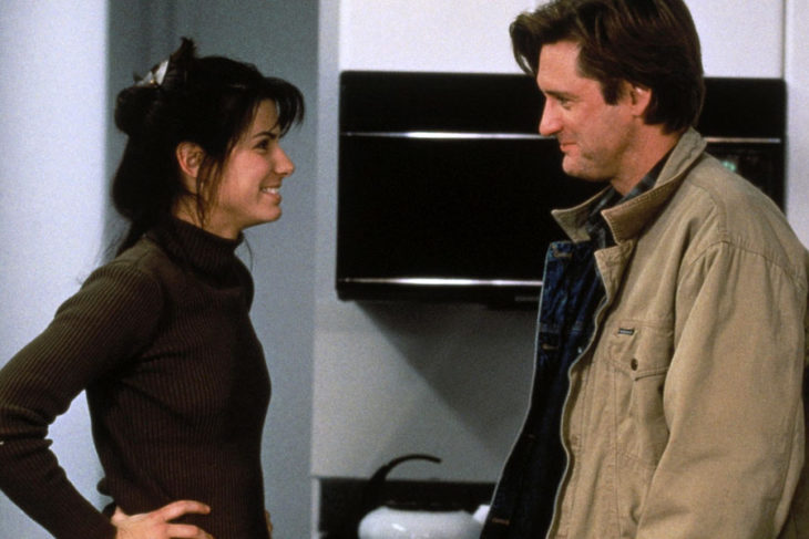 Escena de la película mientras dormías en la que participan Bill Pullman y Sandra Bullock