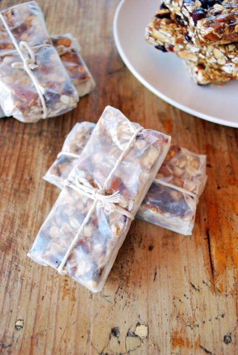 Barritas energizantes de avena