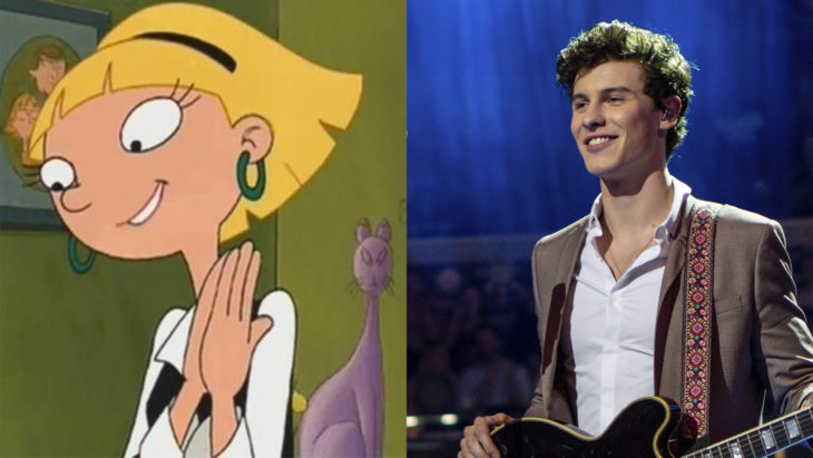 Comparación de la edad de los famosos con diferentes caricaturas