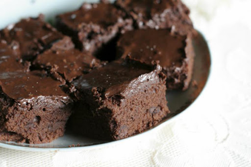 Brownies con vino tinto
