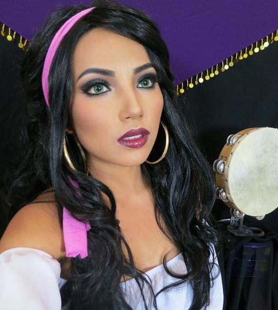 Maquillaje inspirado en Esmeralda de El jorobado de Notre Dame